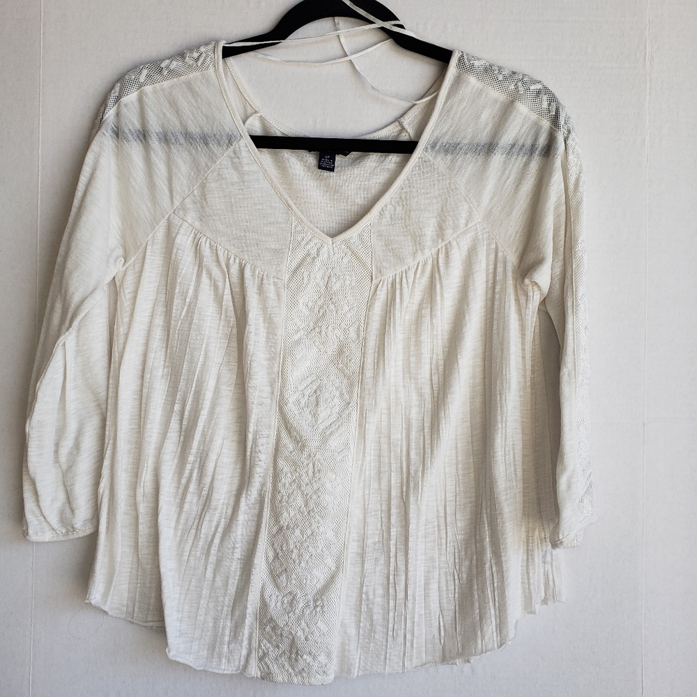💥AMERICAN EAGLE OUTFITTERS Cream Tunic Sz. S